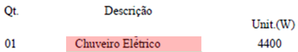 Demanda Aparelhos de Aquecimento --- Parcela b da expressão D (CEMIG) Potência Total (kva) =