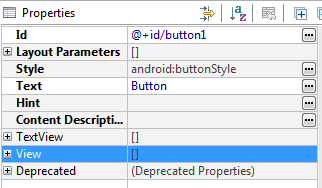 Propriedades - ID Todos os componentes Widgets possuem uma série de propriedades que podem ser configuradas de acordo com as