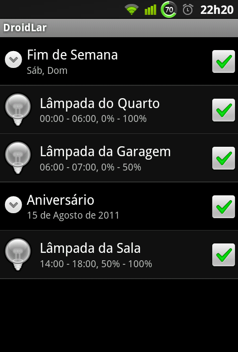 (a) Tela inicial (b) Informações sobre o servidor Figura 7 Interface principal e de configuração do SAR datas.