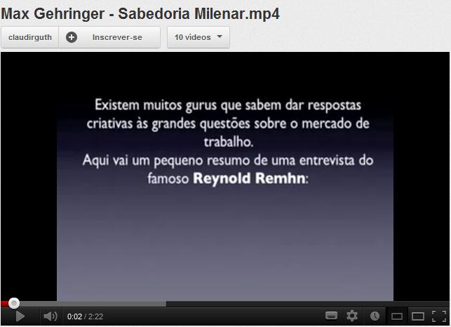 Max Gehringer é administrador de empresas e escritor, autor de diversos livros sobre carreiras e gestão empresarial.