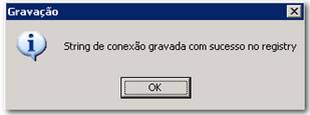 49 Campos apresentados na tela: NOME PROVIDER SERVIDOR DATABASE SEGURANÇA INTEGRADA USUÁRIO SENHA Informe o nome da conexão que será configurada entre o Servidor do Crivo Workflow e a Base de Dados