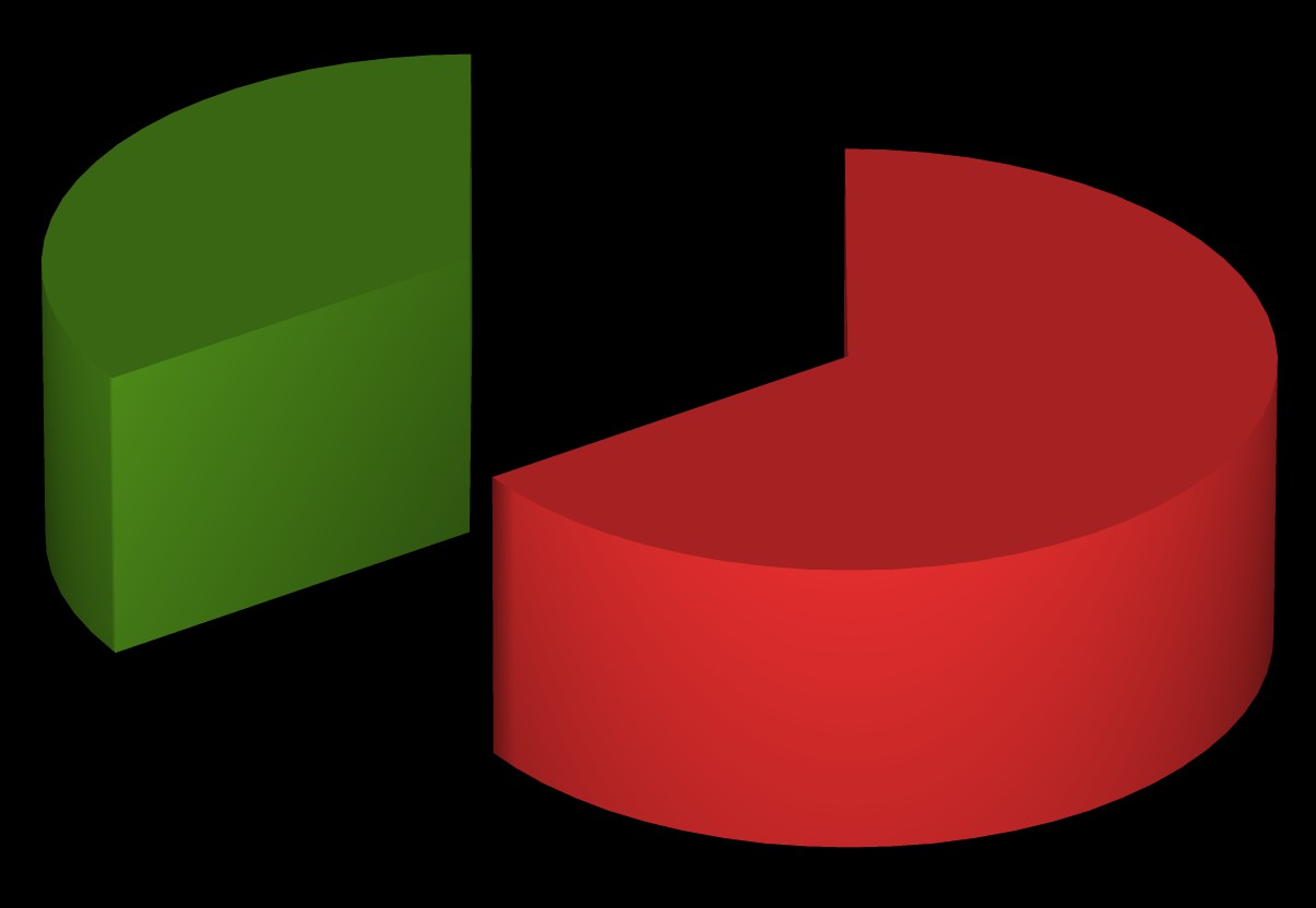 CAPACITAÇÃO INTERNA 34,60% Participou Não participou 65,40% O gráfico acima, demonstra que 34,60% dos servidores