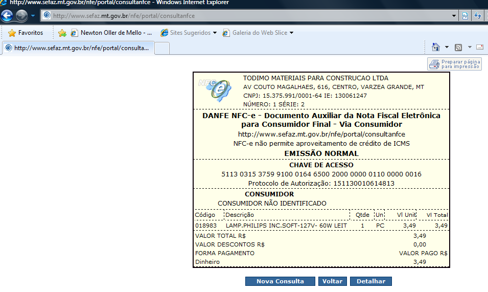 Entrada em Produção 1ª Empresas