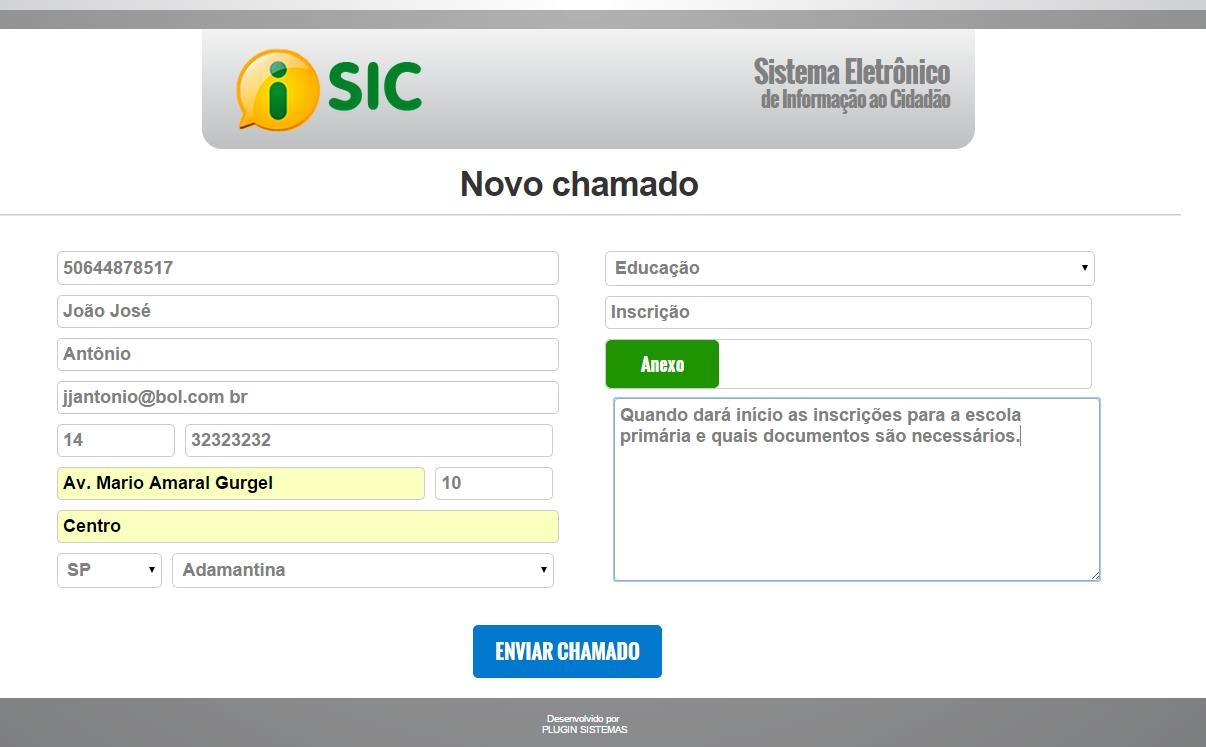 Figura 4 Atenção: informações que versem sobre a intimidade, vida privada, honra e imagem das pessoas, bem como informações classificadas e sujeitas a outras hipóteses de sigilo previstas em