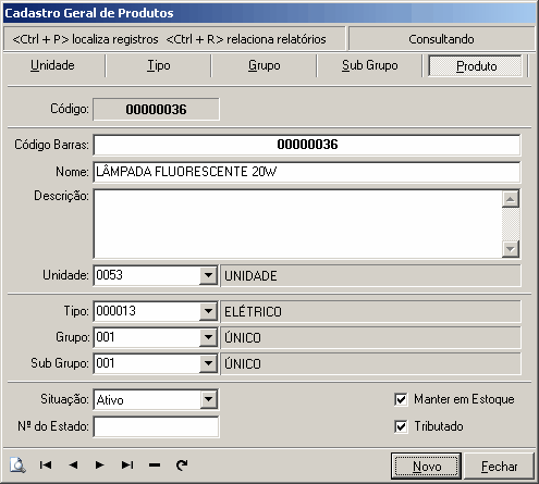 Cadastro de Pessoas: Nesta tela cadastram-se os fornecedores, bem como seus dados pessoais, como: CPF (pessoa física) ou CNPJ (pessoa jurídica), telefone, e-mail, fax, Município, bairro etc.