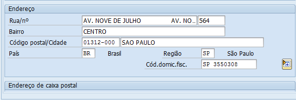 SD.002.020 - Criar Clientes Dados gerais Cliente: Corresponde ao número interno do cadastro de cliente, numeração automática gerada pelo sistema.