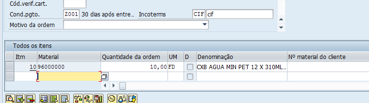 data de emissão da NF de devolução do cliente.