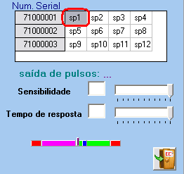 Para acessar a tela de calibrações clique sobre calibrar sensores Teremos a tela abaixo Observamos que todos os