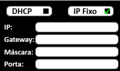 10. Preencher os dados conforme a tabela: Nome do campo DHCP Conteúdo Marcando esta opção direciona o MCI para o nosso servidor aqui na ID Data.