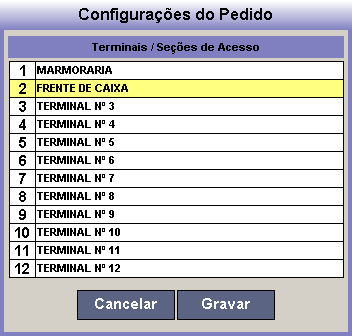 02 MENSAGEM DE RODAPÉ DO PEDIDO: Nesta opção você poderá configurar as informações desejadas que apareçam no rodapé dos seus Pedidos, como por exemplo: Horário de expediente