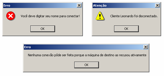 Figura 13. Interface do Servidor Após clicar em Ativar, a mensagem Servidor ativo será mostrada na parte superior da janela.
