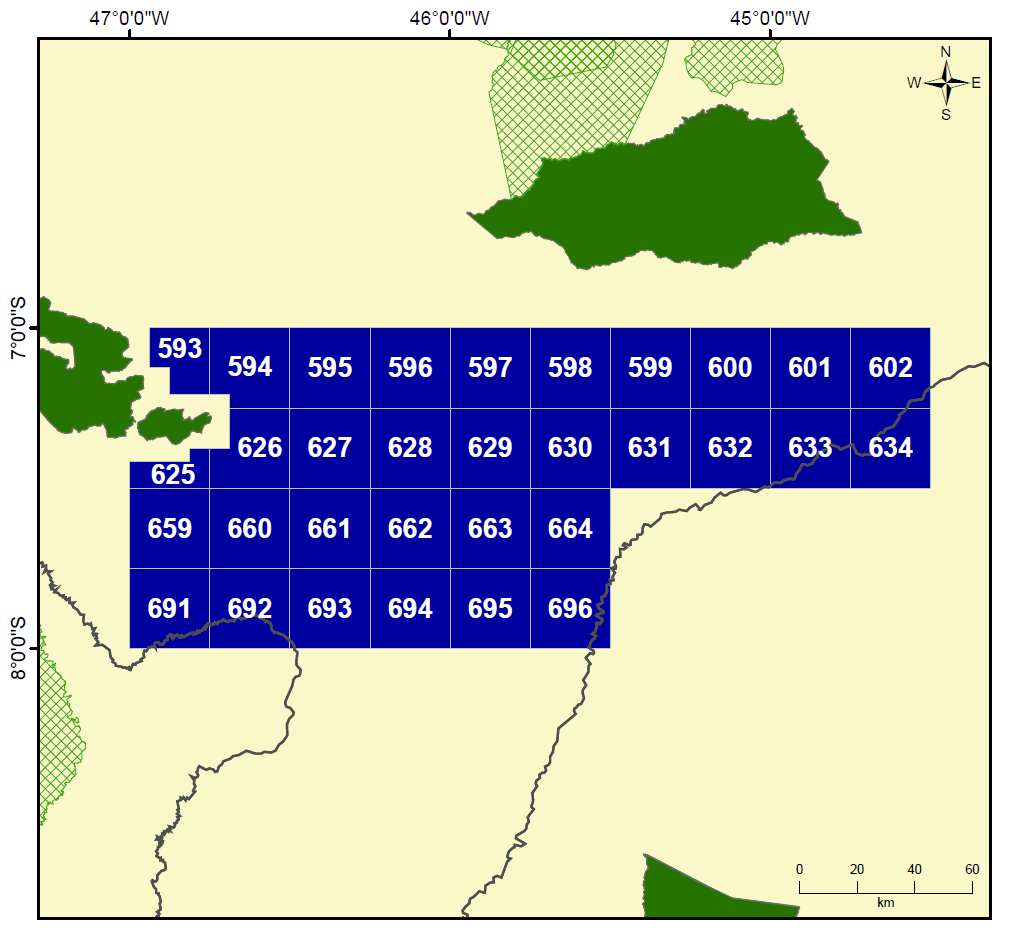 Bacia do Parnaíba NATURATINS/TO MA Não há sobreposição com Unidades de Conservação ou áreas