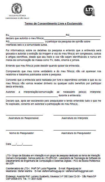 9.3. APÊNDICE C Termo de Consentimento Livre e Esclarecido