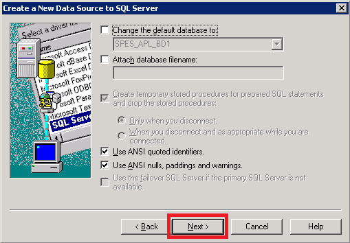 Criação do ODBC 1) Execute o ADMINISTRADOR de ODBC a partir da opção FERRAMENTAS ADMINISTRATIVAS do MENU INICIAR.