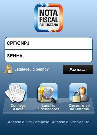 http://nfpaulistana.prefeitura.sp.gov.br em qualquer aparelho com acesso à internet.