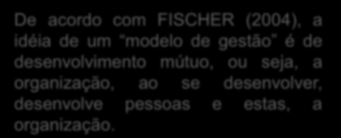 O próprio termo recursos humanos está sendo substituído pelo termo gestão de pessoas, valorizando os trabalhos como pessoas e não como recursos.