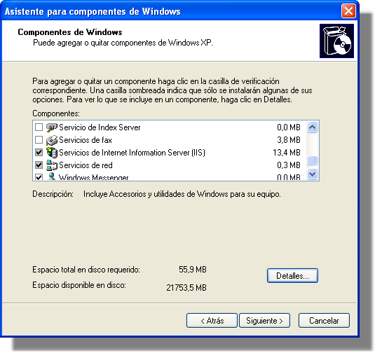 Anexos Internet Information Services (IIS) Internet Information Services é um servidor Web para a plataforma Microsoft que inclui os serviços de: HTTP, HTTPS, FTP, SMTP (correio de saida) e NNTP