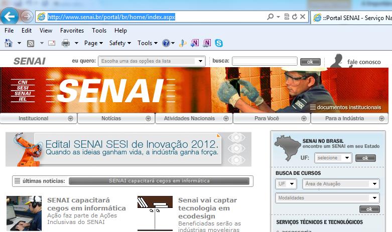 Recursos SENAI / SENAC http://www.senai.