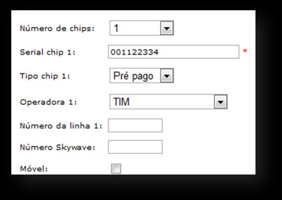 10.7. DISPOSITIVOS Número Str: Número do dispositivo. Número: Campo não editável. Fabricante: Escolha o Fabricante do seu Dispositivo.