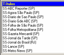 Barra de ferramentas Copia Definir filtro (editor) Mostra plano de mídia Menu Principal Cola no Imprime MS-Excel Ranking Processar Volta para tela anterior Dicas Para cada inclusão de inserção no