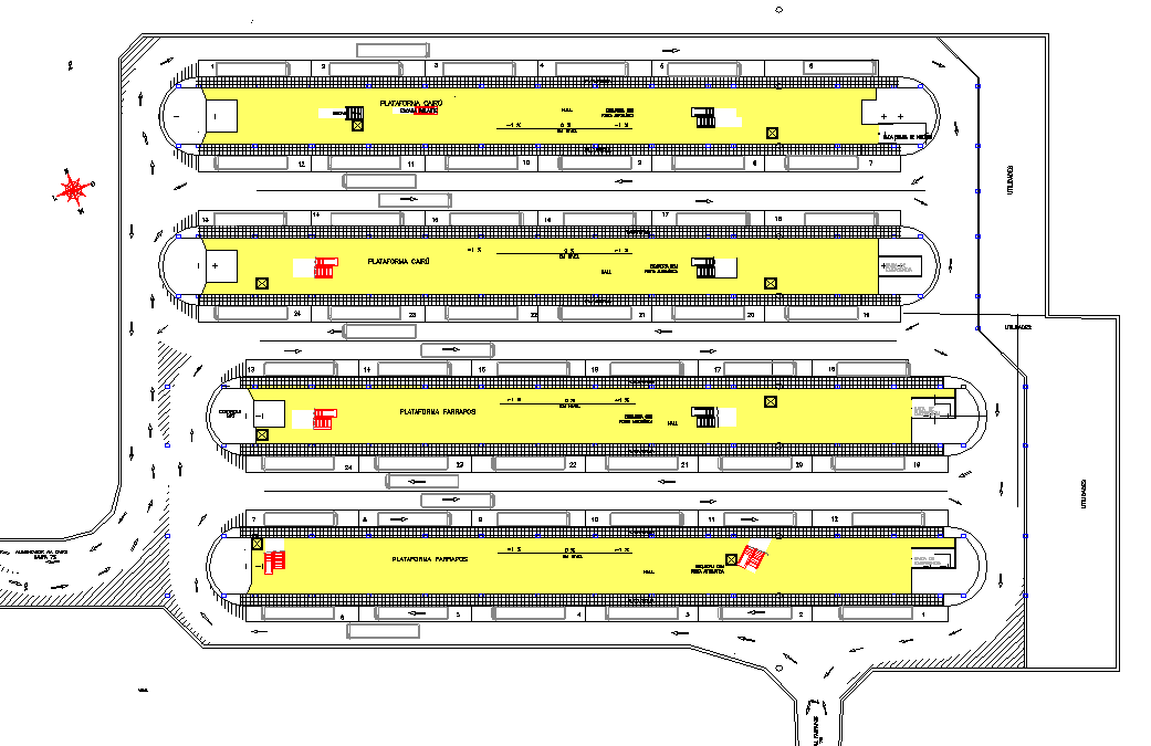 Figura 8: Portal Cairu (proposta preliminar) planta baixa térreo Figura 9: Portal Cairu (proposta