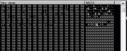 Os resultados de uma outra alocacao seguem:!mona offset -a1 0x001fa051 -a2 0x036e2af4 Sem offset de pulo negativo, limpo e enxuto. Vou mostra pra voces aih como se faz a especificacao de registers.