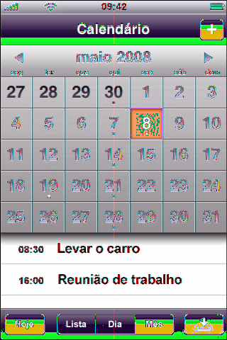 Abrir um convite para reunião numa mensagem de e-mail: Toque no convite. Alertas Definir avisos de calendário: Em Definições, seleccione Sons, e active os Alertas do calendário.