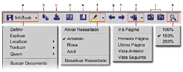 Como usar o ebrary Reader O ebrary Reader é um software para browsers do Windows e do Macintosh que lhe permite navegar, copiar e imprimir documentos do acervo do e-livro/ebrary.