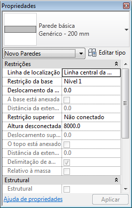 Mdificand prpriedades de instância Mdificand as prpriedades de tip Criand um nv tip de família em um prjet Visualizand tips de famílias Mdificand prpriedades de instância Use a paleta Prpriedades