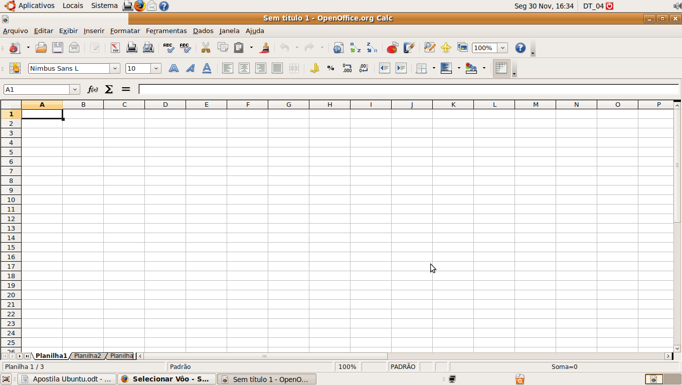 Para abrir um exemplo de planilha do Calc 1. Em qualquer programa do OpenOffice.org, escolha Arquivo - Novo -Modelos e documentos. 2. No painel esquerdo, clique em Exemplos. 3.