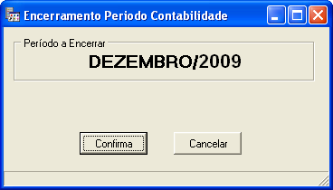 Figura 56 - Encerramento Período Contabilidade 6.2. Transferência de Lançamento por Capa CTB_TransferenciaLancamentoCapa.