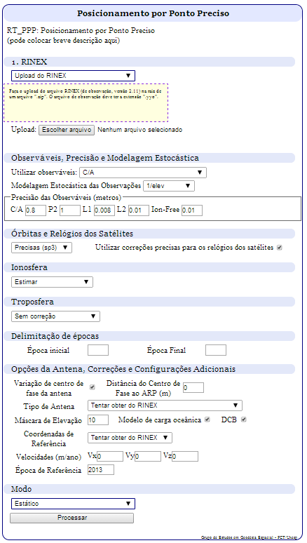 UNESP PPP on line - testes http://is-cigala-calibra.fct.