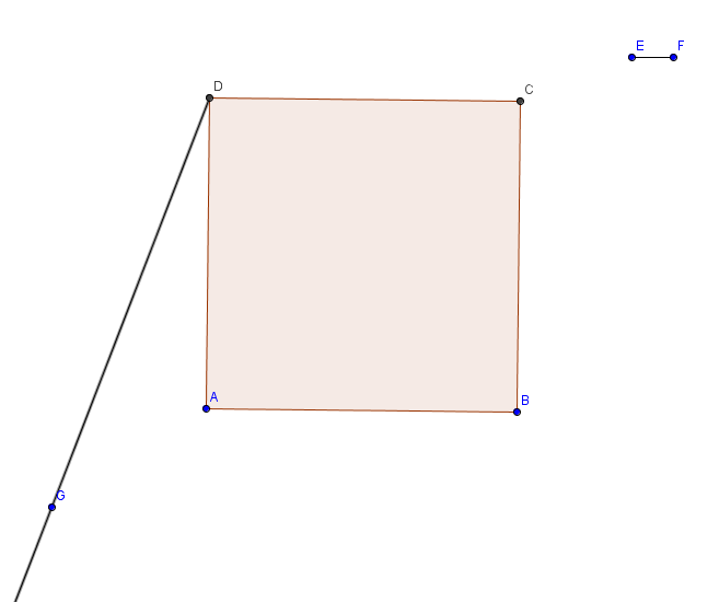 Figura 25 Sequência da construção do Carpete de Sierpinski. Fonte: Interface do Geogebra com atividade produzida pela autora.