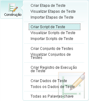 Criando Script de Teste