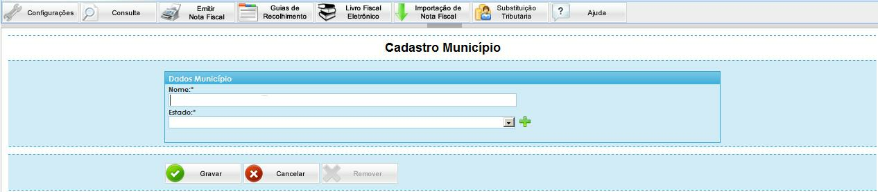 Prestador novo no 19 Logradouro: Indique o logradouro do tomador, se não houver, cadastre um novo no Nº: Indique o Número da edificação do tomador E-mail: Indique o E-mail do tomador se ele possuir