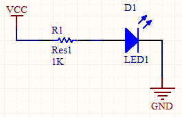 Figura 20 - Interligando componentes no Altium O procedimento para criar os ramos do circuito pode ser repetido indefinidamente. A Fig. 21 apresenta o esquemático pronto.