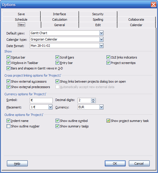 Manual de Microsoft Project Controlo do Projecto INSERIR CUSTO FIXO NO PROJECTO No caso de se pretender inserir um custo fixo para todo o projecto (por exemplo, se estiver interessado apenas nos