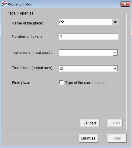 Capítulo 4 Ferramenta SPNP-Gui Para verificar o valor de x, vá em Model editor Variable / Constant. Abrirá uma janela com todas as variáveis e/ou constantes declaradas.