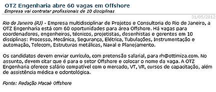 Fonte: Macaé Offshore Edição