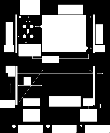 31 Figura 10 - Distribuição do potencial do plasma (parte inferior da figura) e o mecanismo de troca de carga na bainha dos eletrodos (parte superior da figura) de acordo com (CHAPMAN, 1980, após