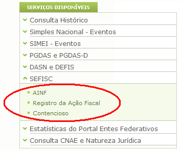 SN SEFISC SN SEFISC Objetivos Permite o controle das Ações Fiscais abertas pelos Entes Federados nas empresas optantes pelo SN Gerar Créditos do SN mediante lavratura do AINF Acompanhamento do