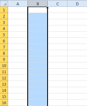 Uma linha: clique no número da linha localizado no lado esquerdo da área de trabalho do Excel. A linha inteira será selecionada.