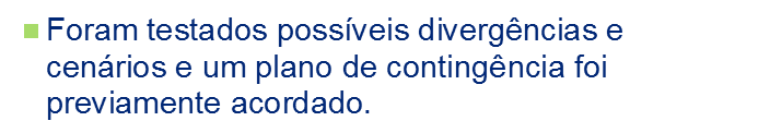 Riscos da previsão orçamentária A maior parte das empresas que possuem faturamento acima de R$ 500 milhões possuem uma lista de possíveis ações que podem ser tomadas para sanar as divergências e