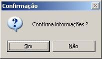 cadastros será iniciado e após o seu término, a instalação será finalizada.