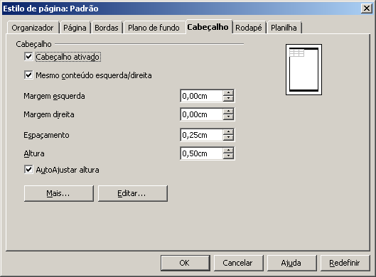 Bordas Formata um contorno para página. Também há opções de tipo de cor de linha e sombreamento. Este recurso é fundamental para a elaboração de relatórios e planilhas.