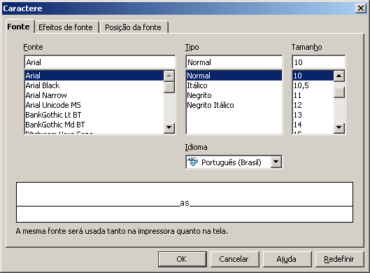 Rodapé Formata o rodapé quanto às seguintes configurações: espaçamento, altura, ajuste dinâmico da altura etc.