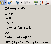 Como podemos ver no exemplo, o conteúdo copiado até a célula A8 não sofreu nenhuma alteração. Nota: é possível personalizar as notas de classificação através do menu Ferramenta -Opções.