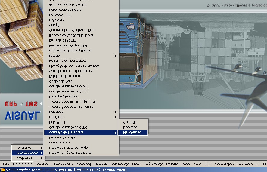Visual Rodopar Data : 01/10/09 Página 17 de Faturamento Movimentação Contrato de Transporte O Contrato no