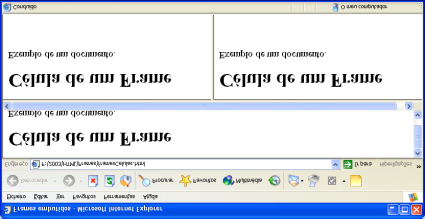 HTML 23 O atributo rows deve ter pelo menos 2 entradas. O atributo cols divide a janela corrente ou célula do frame verticalmente. A sintaxe é idêntica à do atributo rows.