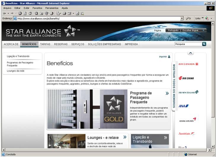 BENEFÍCIOS Escolha Benefícios Programa de Passageiro Frequente Salas VIP Conexões